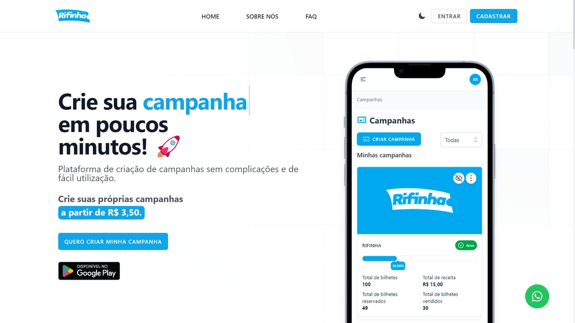 Rifinha — Plataforma SaaS