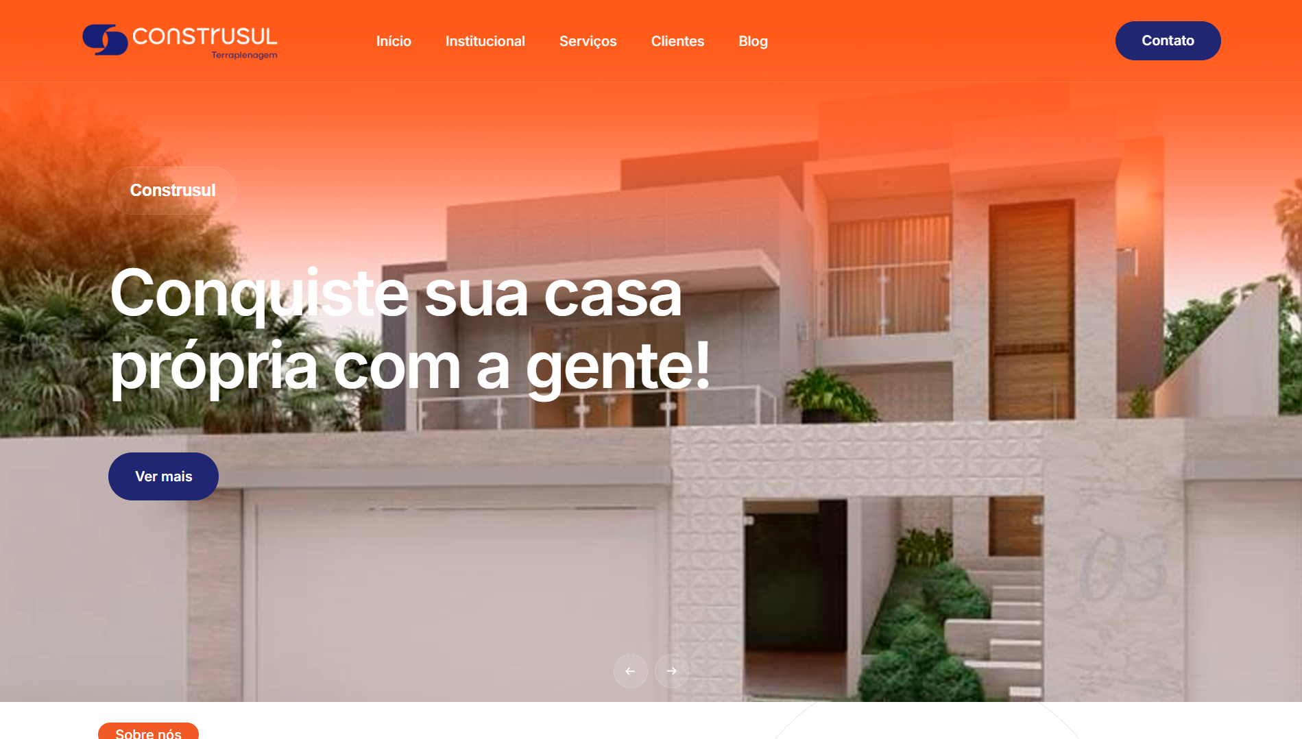 Site Institucional - Construsul